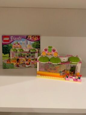 LEGO Friends Green, Pink & Orange Juice Bar Café Playset